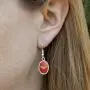 GRAPHICS & MORE Wonder Woman Classic Logo Novelty Dangling Drop Oval Charm Earrings GRAPHICS & MORE Wonder Woman Classic Logo Novelty Dangling Drop Oval Charm Earrings