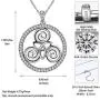 Besilver Celtic Triskele Lion of Judah Magen David Star Pendant Necklace for Men Woment Sterling Silver Celtic Cross Jeuse Faith Religious Amulet Jewelry Besilver Celtic Triskele Lion of Judah Magen David Star Pendant Necklace for Men Woment Sterling Silver Celtic Cross Jeuse Faith Religious Amulet Jewelry