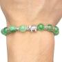 Weelovee Handcraft Nature Stone 8mm Beads Bracelet for Women Mens Healing Chakra Yoga Link