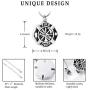 memorial jewelry Firefighter Fire Dept Round Cremation Pendant Cremation Jewelry for Ashes