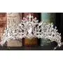 EverLove Womens Bride Headdress Jewelry Wedding Necklace Earrings Set Crystal Crown Tiara EverLove Womens Bride Headdress Jewelry Wedding Necklace Earrings Set Crystal Crown Tiara
