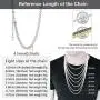 U7 Necklce for Men Women Fashion Jewelry, Width 3mm 4mm 6mm, Length 14/18/20/22/24/26/28/30 Inch, Solid Stainless Steel 4D Franco Curb Link Chain with Gift Box U7 Necklce for Men Women Fashion Jewelry, Width 3mm 4mm 6mm, Length 14/18/20/22/24/26/28/30 Inch, Solid Stainless Steel 4D Franco Curb Link Chain with Gift Box