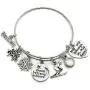 Kits Kiss Skiing Bracelet, Skiing Jewelry, Skier Bracelet, I Love to Ski Bracelet, Skier Charm, Snowflake Charm, Dream Believe Achieve Charm, Gift for Skier, Sports Bracelet, Skiing Bangle Bracelet