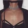 UdobuyPunk Gothic Long Black Velvet PU Leather Chain Necklace Stretch Tattoo Choker Elastic Tassel Necklaces UdobuyPunk Gothic Long Black Velvet PU Leather Chain Necklace Stretch Tattoo Choker Elastic Tassel Necklaces