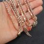HaHaGirl 12 Pieces Anklets for Women Cute Charms Butterfly Acrylic Ankle Bracelets Colorful Rhinestone Anklets Set Boho Beach Layered Chain Anklets for Girls Foot Jewelry