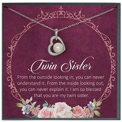 Grace of Pearl Twin Sister Quotes Jewelry Happy Birthday Twin Sister Gifts for Twin Sister Twin Gifts Twin Quotes Grace of Pearl Twin Sister Quotes Jewelry Happy Birthday Twin Sister Gifts for Twin Sister Twin Gifts Twin Quotes