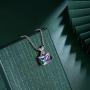 Hipunk 925 Sterling Silver Mystic Fire Topaz Women Necklace/Earrings Crystal Mystic Rainbow Topaz Jewelry Birthday Jewellery