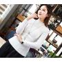 QIAN0813 Charm Triple Crystal Star Long Sweater Chain Necklace Fine Jewelry Crystals Women Red Pearl Cross Tassel Necklace