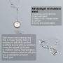 Alpha Kappa Alpha Sorority Gifts I Love AKA Necklace AKA Graduation Gift Greek Sorority Jewelry（AKA NL）