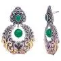 Aheli Oxidized Dangle Earrings Studded Stone Vintage Bohemian Bollywood Ethnic Fashion Jewelry for Women Aheli Oxidized Dangle Earrings Studded Stone Vintage Bohemian Bollywood Ethnic Fashion Jewelry for Women