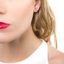 Lifetime Jewelry Cubic Zirconia Studs Earrings 24k Gold Plated for Women or Men