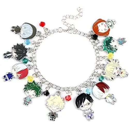 My Hero Academia Fashion Novelty Charm Bracelet Anime Manga Series Cosplay Gifts My Hero Academia Fashion Novelty Charm Bracelet Anime Manga Series Cosplay Gifts