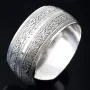 BODYA Tibeten Silver Carved Spiral Flower Connecting Branches Pattern Wide Band Open Cuff Bracelet Bangle BODYA Tibeten Silver Carved Spiral Flower Connecting Branches Pattern Wide Band Open Cuff Bracelet Bangle