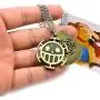 KOGNGU One Piece Trafalgar Law Necklace Chain Pendant Anime Cosplay (Metal Chain & Bronze) KOGNGU One Piece Trafalgar Law Necklace Chain Pendant Anime Cosplay (Metal Chain & Bronze)