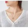 Initial Necklace for Women Letter A to Z Name Alphabet Heart Pendant Necklace for Women 14K Real Gold Plated Initial Necklace for Women Letter A to Z Name Alphabet Heart Pendant Necklace for Women 14K Real Gold Plated