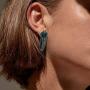 Vintage Punk Snake Cobra Stud Earrings for Women Animal Snake Dangle Drop Earrings Jewelry