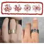 vfaejll Mens Stainless Steel Ring Vintage Chinese 4 Guardian Beasts Carved Metal Punk Biker Signet Band Rings for Men 10mm Black Gold Size 7-13 vfaejll Mens Stainless Steel Ring Vintage Chinese 4 Guardian Beasts Carved Metal Punk Biker Signet Band Rings for Men 10mm Black Gold Size 7-13