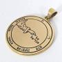 Bronze Second Pentacle of the Moon Talisman for Protection