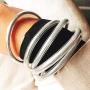 MJartoria Glitter Jelly Bangles Bracelets Set Glitter Filled Jelly Silicone Bracelets for Women Girls