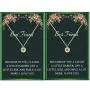2Pcs Best Friend Necklace for Women 2 Interlocking Circles Necklace Double Circle Necklace Friendship Necklaces BFF Gifts Jewelry for Best Friend