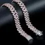 PY Bling 15mm Hip Hop Full Iced Out 18K Gold/White Rose Gold Plated Miami Cuban Link Chain Choker CZ Lab Diamond Necklace/Bracelet 8.5''-24'' for Men and Women PY Bling 15mm Hip Hop Full Iced Out 18K Gold/White Rose Gold Plated Miami Cuban Link Chain Choker CZ Lab Diamond Necklace/Bracelet 8.5''-24'' for Men and Women