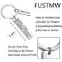 FUSTMW Christian Keychain Religious Gifts Bible Verse Jewelry Rejoice in Hope Be Constant in Prayer Romans 12:12 Scripture Key Chains Gifts FUSTMW Christian Keychain Religious Gifts Bible Verse Jewelry Rejoice in Hope Be Constant in Prayer Romans 12:12 Scripture Key Chains Gifts