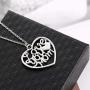 Luvalti Love You Mom Heart Pendant Necklace - Personalized Jewelry Gift - Makes The Perfect Mom Gift