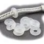 Yeshan Antique Silver Clip Lock Bead Charms with Rubber Stopper O-Rings Yeshan Antique Silver Clip Lock Bead Charms with Rubber Stopper O-Rings