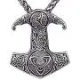 LANGHONG Legendry Nordic Viking Thors Hammer with Raven Necklace Jewelry Talisman LANGHONG Legendry Nordic Viking Thors Hammer with Raven Necklace Jewelry Talisman