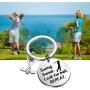 WSNANG Golf Keychain Swing Swear Look for Ball Repeat Keychain Golf Jewelry Gift for Golf Lover Golf Club Golf Coach