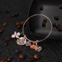 Yaomiao Inspirational Cuff Bangle Bracelet Engraved Relationship Bracelet Whenever You Feel Overwhelmed Remember Whose Straighten Your Crown Bracelet for Women Girls
