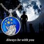 ROMANTIC WORK The Little Prince with Fox Necklace for Women Sterling Silver Animal Woodland Friend Pendant Chain Fox Jewelry Gift for Animal Lovers Teen Girls