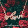 TANGPOET Heart Necklace for Women 18k Rose Gold Plated Infinity Love S925 Sterling Silver Cubic Zirconia Pendant Jewelry Gift for Teens Wife Couple