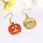 iWenSheng Halloween Pumpkin Earrings Red - Hypoallergenic Crystal Dangle Earring for Women Holiday Night Costume Jewelry Smiling Face Pumpkin Drop Earrings, Fun and Festive iWenSheng Halloween Pumpkin Earrings Red - Hypoallergenic Crystal Dangle Earring for Women Holiday Night Costume Jewelry Smiling Face Pumpkin Drop Earrings, Fun and Festive
