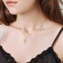 SISGEM 14K Solid Gold Koala Necklace Koala Pendant for Women,Simple Cute Style Koala Bear Necklace Birthday Gifts Jewelry for Boy & Girls (Yellow, 14K-Gold)
