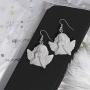 6 Pairs Cute Cupid Angel Dangle Earring Vintage Angel Drop Earrings Punk Jewelry for Cool Women Girl Friendship Gifts