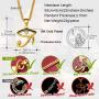 FaithHeart Eye of Horus Necklace Ankh Cross Necklaces, Stainless Steel Ancient Egyptian Coptic Jewelry for Men Women, Wedjat Eye Pendants Customize Available