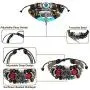 Bohemian Leather Necklace Bohemian Jewelry Set Crescent Choker Leather Necklace Beaded Multilayer Bracelet for Native American Halloween Party Costume Accessories