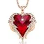 CDE Angel Wing Love Heart Necklaces for Women Silver Tone/Gold Tone Pendant Valentines Day Jewelry Gifts for Women Mom/Wife/Sister CDE Angel Wing Love Heart Necklaces for Women Silver Tone/Gold Tone Pendant Valentines Day Jewelry Gifts for Women Mom/Wife/Sister