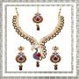 Touchstone Indian Bollywood Handcrafted Traditional Royal Mughal Kundan Polki Meenakari Enamel Colorful Wedding Designer Jewelry Long Necklace Set in Gold and Silver Tone for Women.