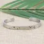 Joycuff Zodiac Bracelet Personalized Birthday Gifts for Girls Women Constellation Jewelry Horoscope Engraved Cuff Bangle