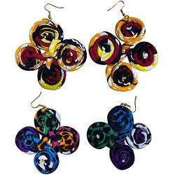 Shenbolen African Women Earrings Women Jewelry Gifts Twine Earrings