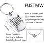 FUSTMW Mentor Gift Boss Appreciation Gift Mentor Keychain Thank You Gifts for Guidance and Inspiration Coworker Leaving Gifts