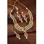 Aheli Wedding Wear Indian Kundan Maang Tikka Earrings Necklace Set Bollywood Ethnic Traditional Jewelry for Women Aheli Wedding Wear Indian Kundan Maang Tikka Earrings Necklace Set Bollywood Ethnic Traditional Jewelry for Women