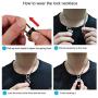 DIBOLA Padlock Necklace Stainless Steel Lock Chain for Men Women Silver 18-24 inch