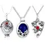 FURONGWANG 3 Pieces The Vampire Diaries Movie Jewelry Katherine, Bonnie and Vervain Pendants Necklace For Fans Girls Women FURONGWANG 3 Pieces The Vampire Diaries Movie Jewelry Katherine, Bonnie and Vervain Pendants Necklace For Fans Girls Women