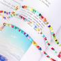 Mukum 24PCS Beaded Choker Necklaces for Women Beaded Necklace Seed Bead Chokers Colorful Jewelry Set for Women and Girls