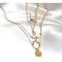 Layered Moon Metal Crescent Necklace, Necklace Layered Circle & Moon Necklace Bar Pendant Necklace Alloy Initial Necklace Gifts for Women Girl (Silver) Layered Moon Metal Crescent Necklace, Necklace Layered Circle & Moon Necklace Bar Pendant Necklace Alloy Initial Necklace Gifts for Women Girl (Silver)