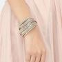 VONRU Leather Wrap Bracelet for Women - Charm Boho Multilayer Gorgeous Bracelets Wristbands - Casual Braided Handmade Magnetic Bracelet Cuff Bangle Gift for Monther