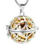 Cremation Jewelry Urn Pendant Necklace with Hollow Urn Cremation Jewelry for Ashes Lotus Flower Shape